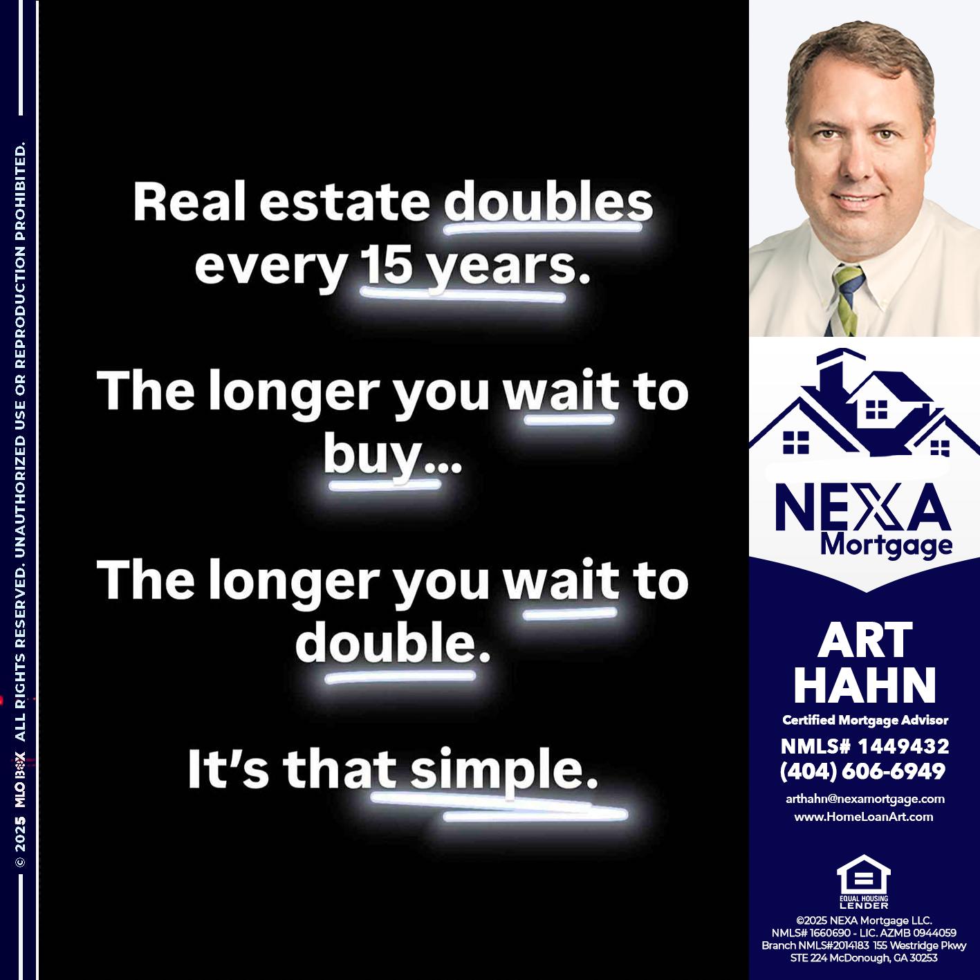 REAL ESTATE - Arthur Hahn -Mortgage Loan Originator