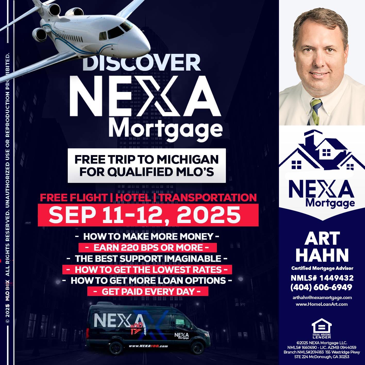 DISCOVER NEXA MORTGAGE - Arthur Hahn -Mortgage Loan Originator