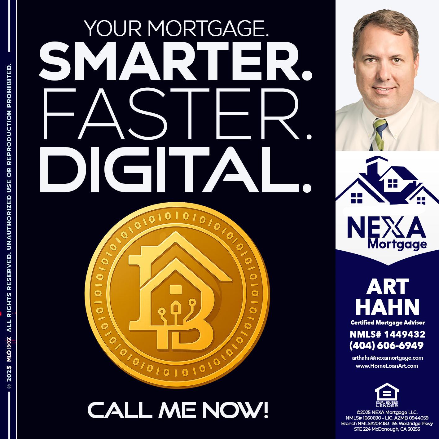 YOUR MORTGAGE - Arthur Hahn -Mortgage Loan Originator