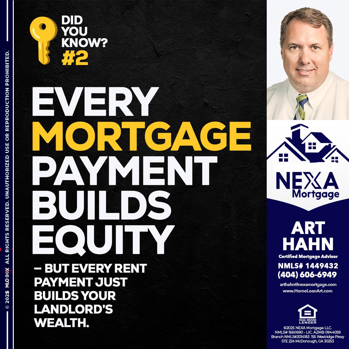 DID YOU KNOW? - Arthur Hahn -Mortgage Loan Originator