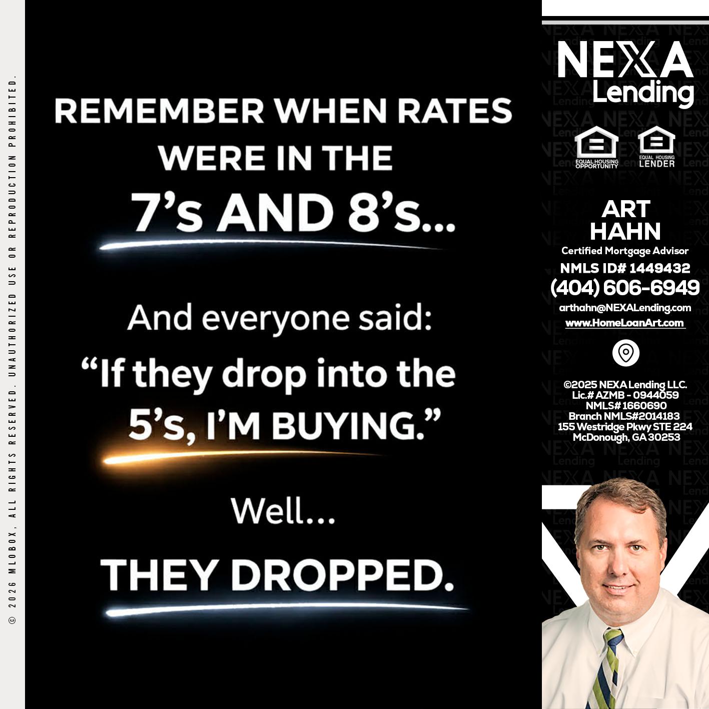 REMEMBER WHEN - Arthur Hahn -Mortgage Loan Originator