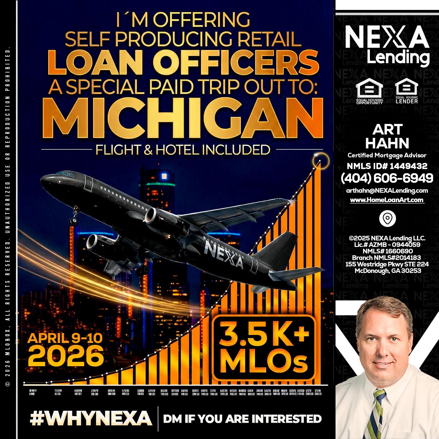 3.5K - Arthur Hahn -Mortgage Loan Originator