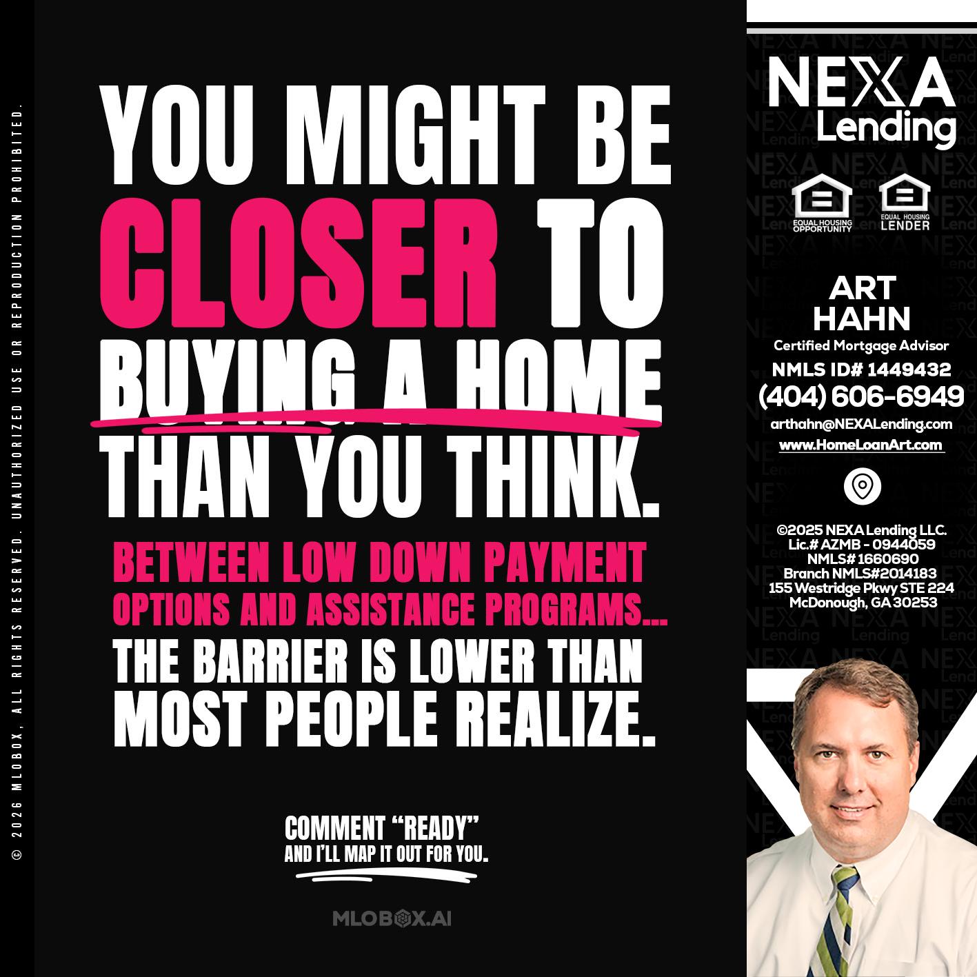 YOU MIGHT BE - Arthur Hahn -Mortgage Loan Originator