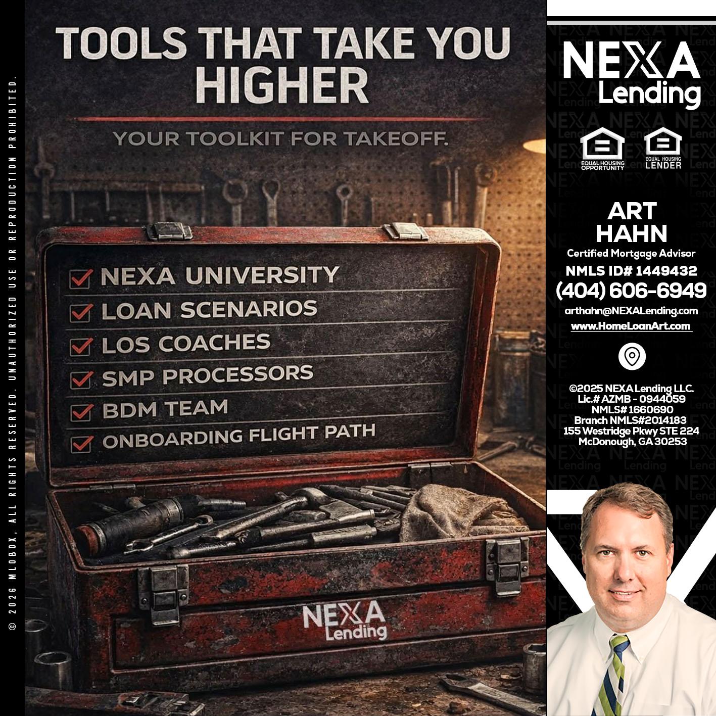 TOOLS THAT - Arthur Hahn -Mortgage Loan Originator