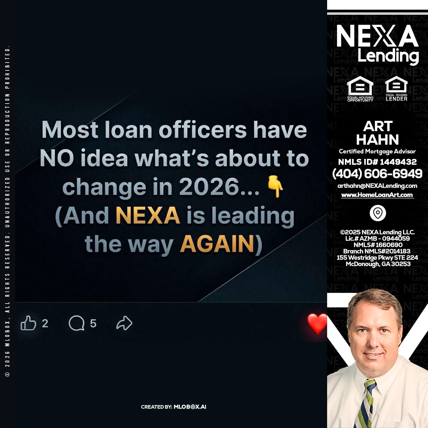 most loan officers - Arthur Hahn -Mortgage Loan Originator