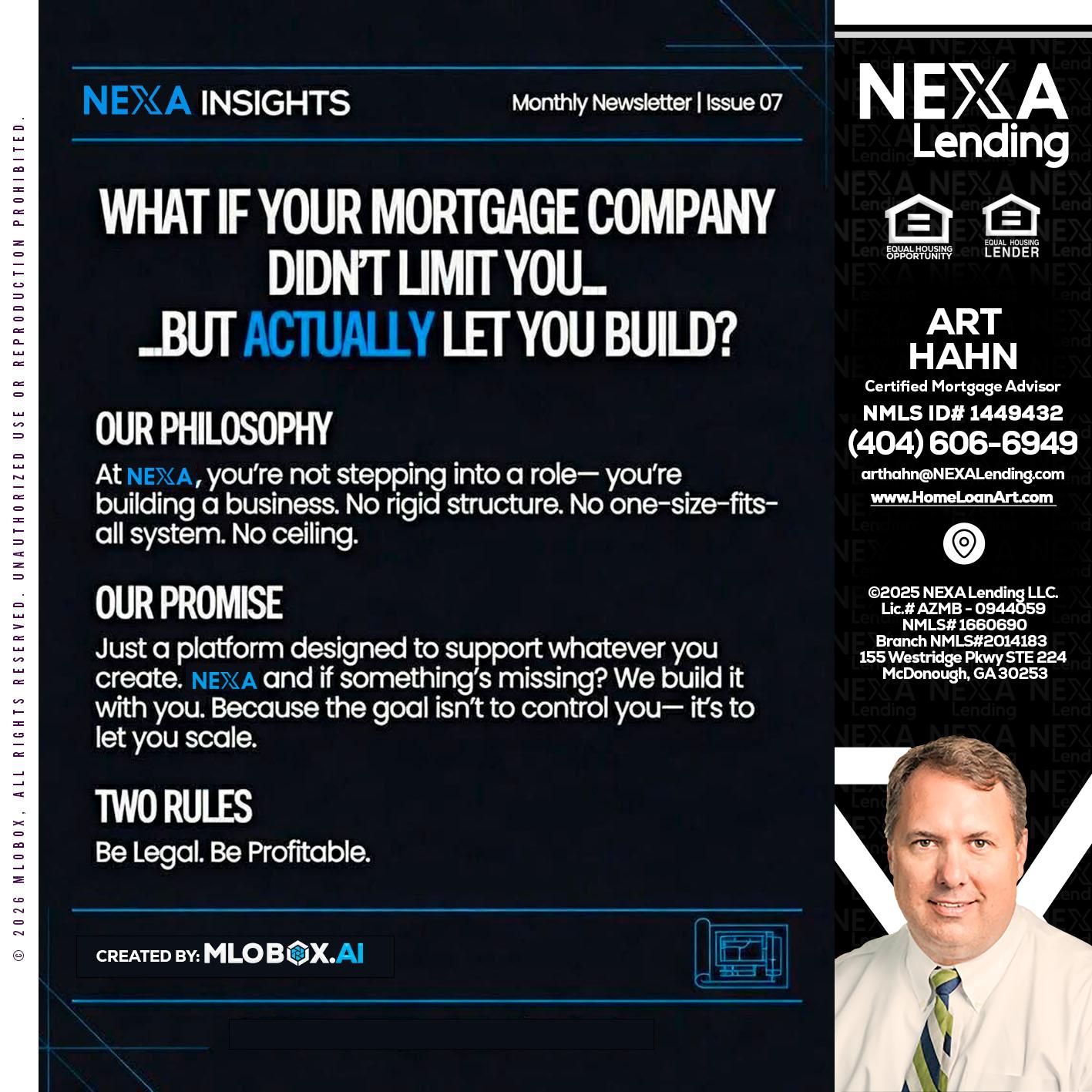 NEXA INSIGHTS - Arthur Hahn -Mortgage Loan Originator