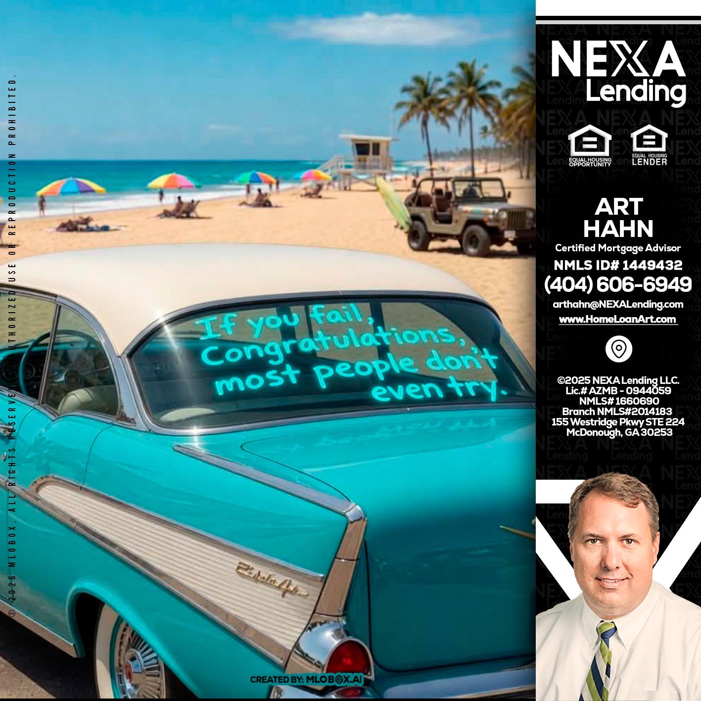 if you - Arthur Hahn -Mortgage Loan Originator