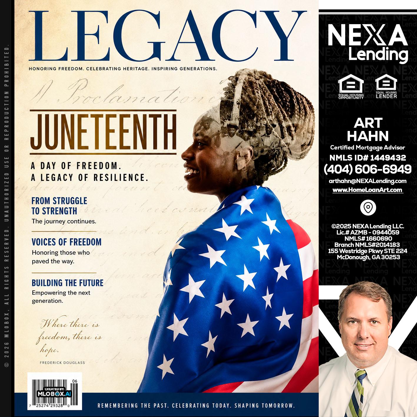 LEGACY - Arthur Hahn -Mortgage Loan Originator